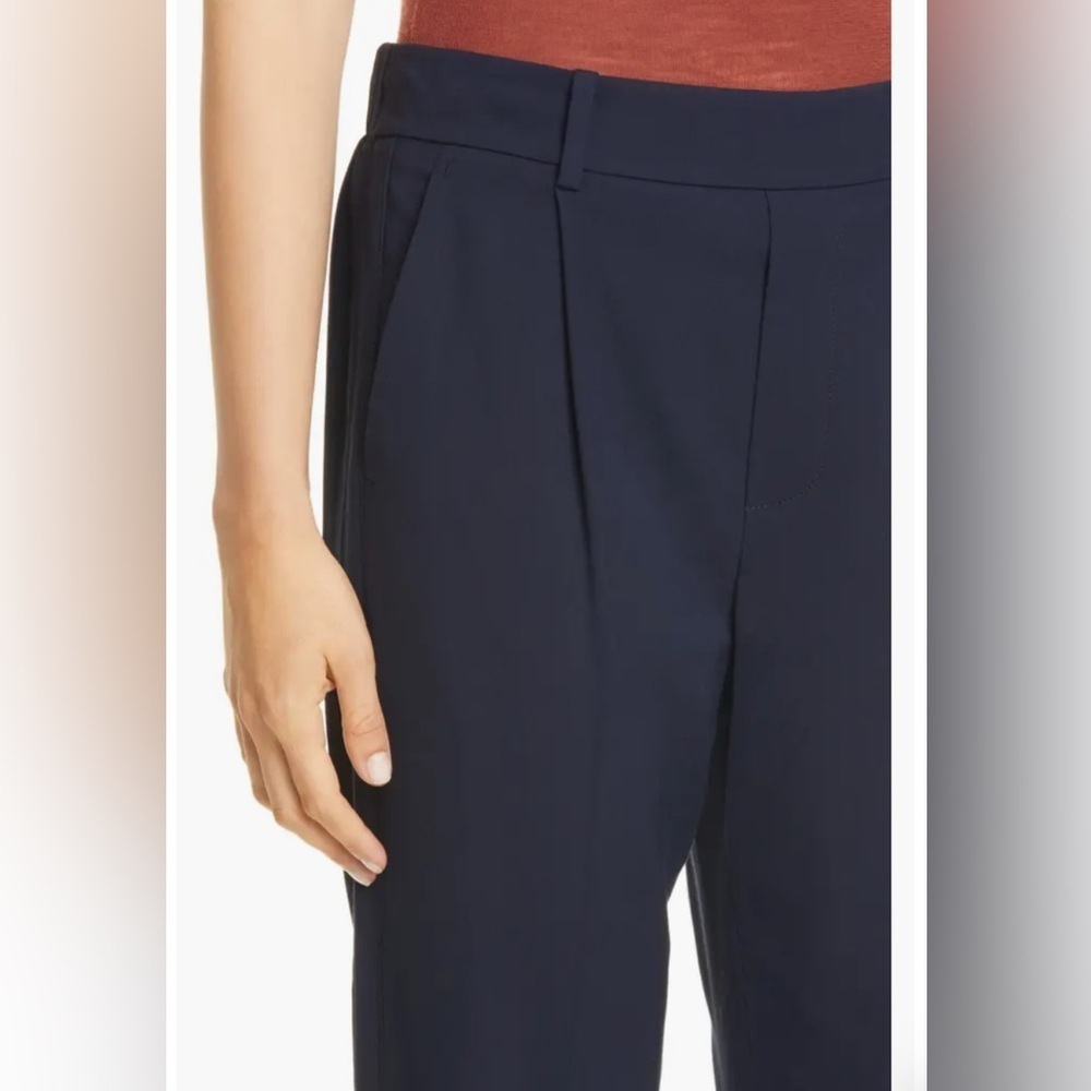 VINCE Classic Pull-on Trousers size XS in Navy NWOT - Picture 10 of 14